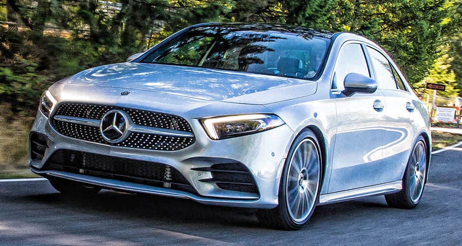 أنواع سيارات المرسيدس وفئاتها بالصور 2 A Class Sedan
