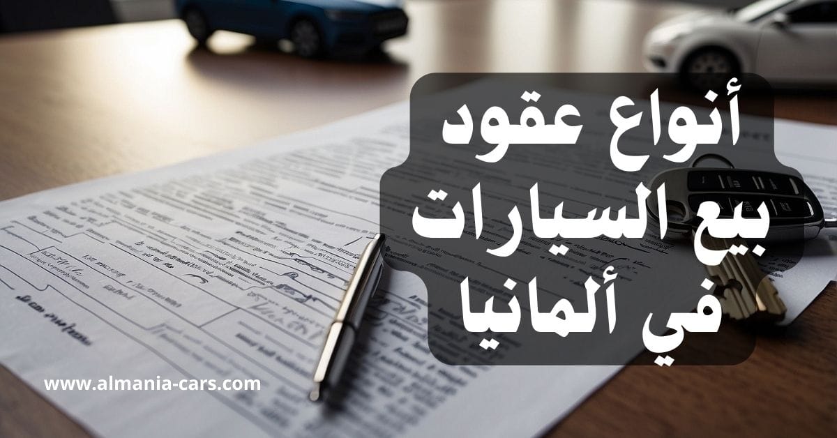 شرح عقد بيع سيارة في المانيا
