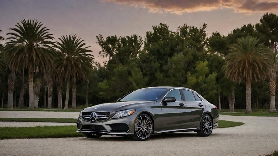 أداء مرسيدس C300 على الطريق