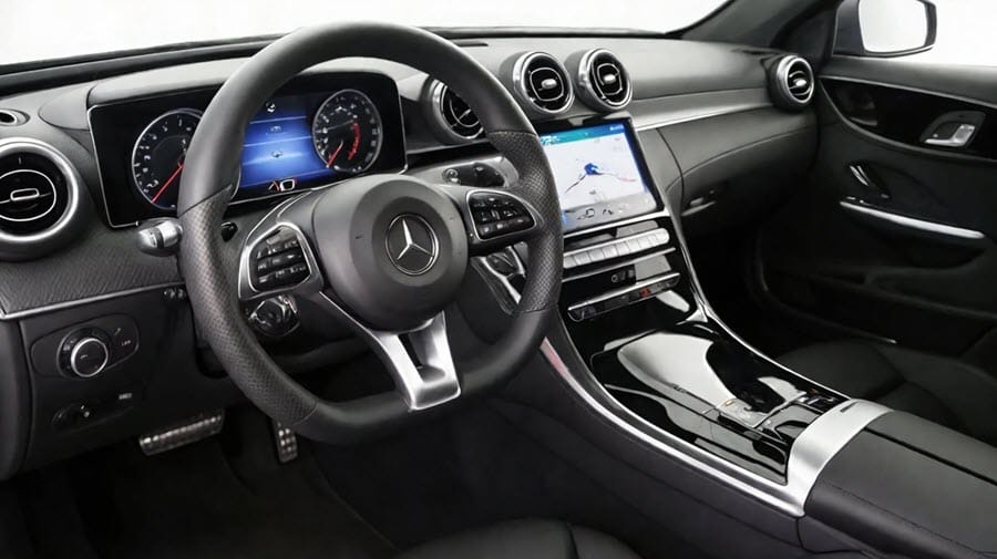 التصميم الداخلي في مرسيدس C200