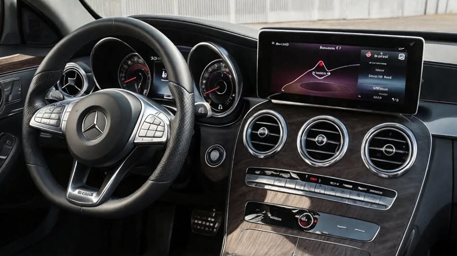 التصميم الداخلي في مرسيدس C300