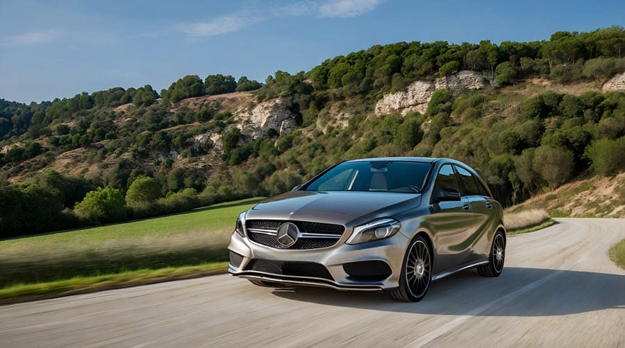 تصميم مرسيدس B180 الخارجي