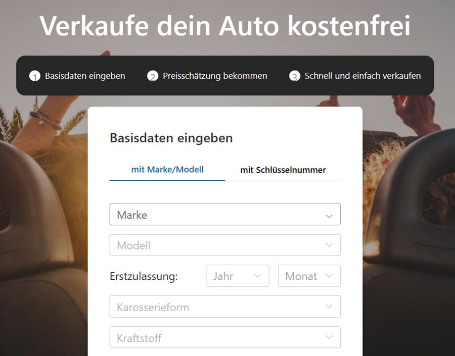 هل يمكنني بيع سيارتي على autoscout24.de؟