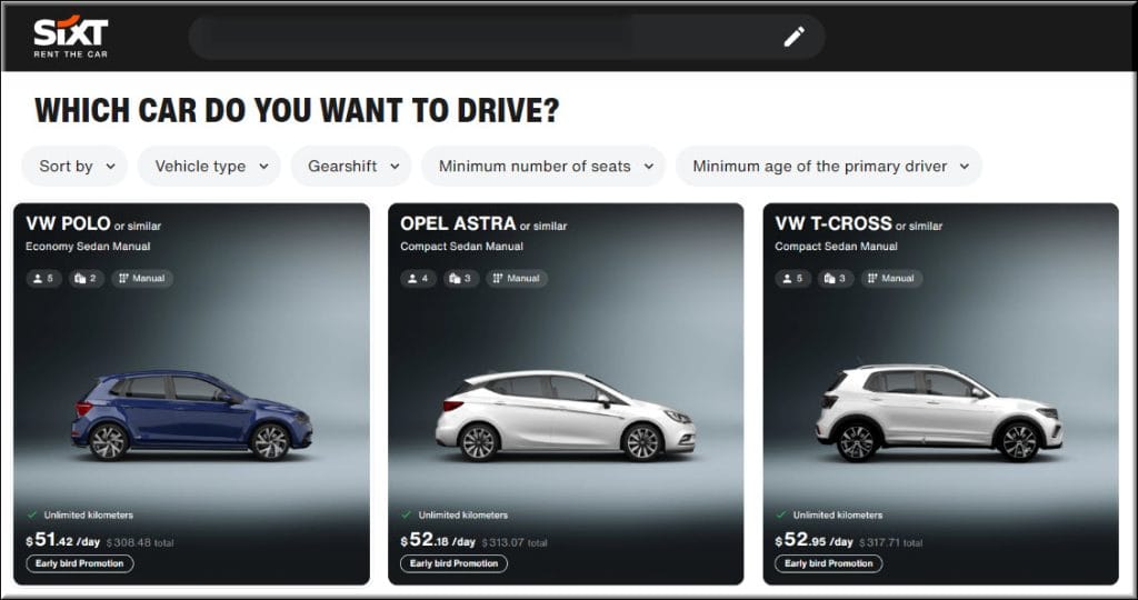 افضل 10 شركات تأجير سيارات في المانيا 2 تأجير سيارات المانيا Sixt